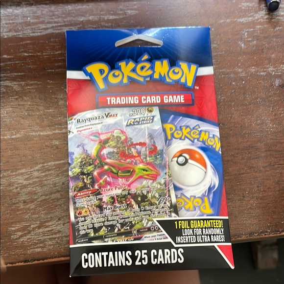 Azure Vmax Pokemon adidas | Toys | Pokmon Trading Card Game Rayquaza Vmax Azure Pulse 25 ...